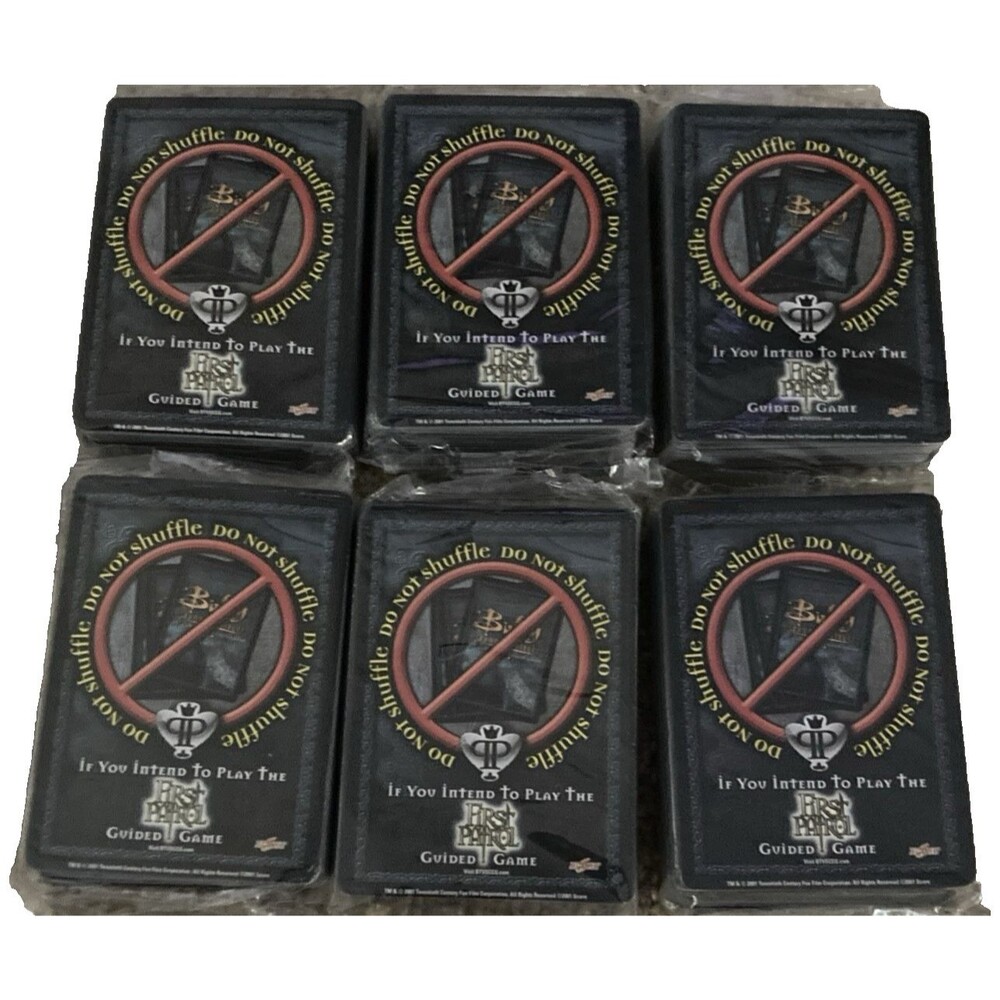 2001 BUFFY VAMPIRE SLAYER Sealed Collectible Card Game CCG Starter Deck Lot of 6 - Picture 5 of 12